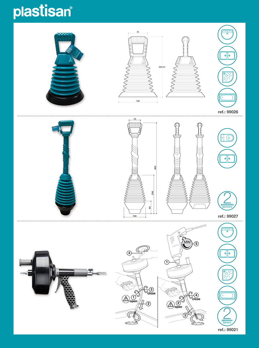 nuevos desatascadores ergo