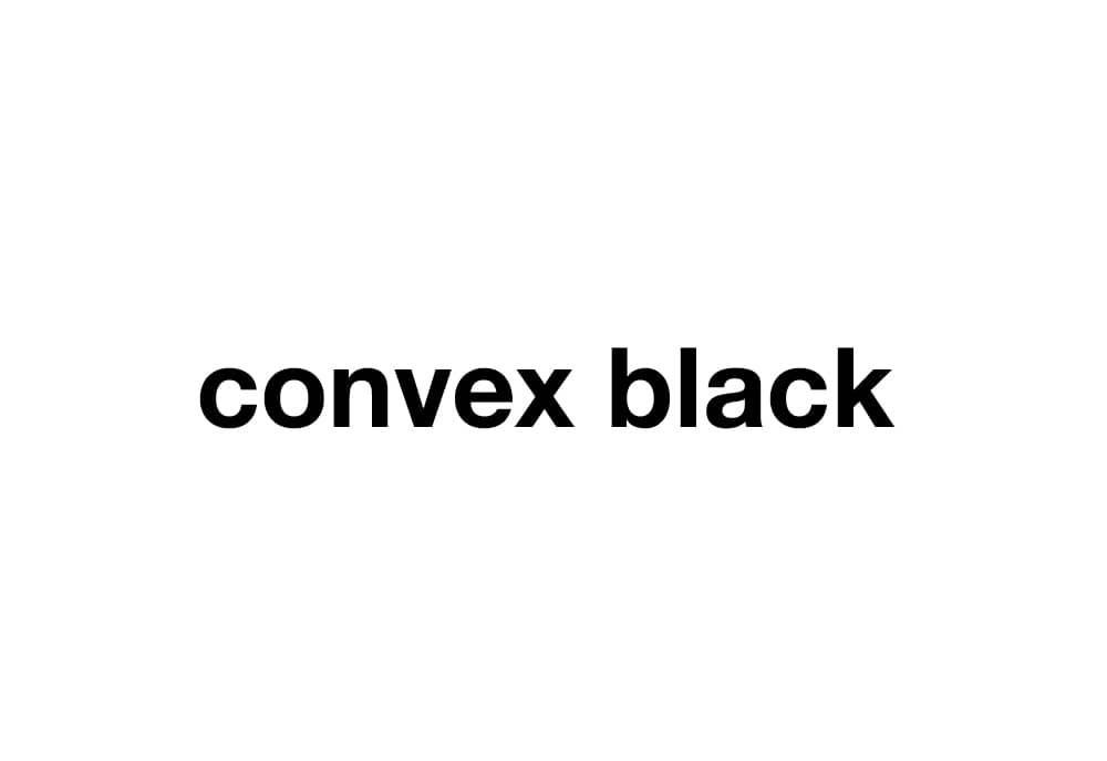 convex black | drena | plastisan