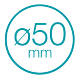 plato ducha agujero 50mm | drena