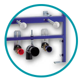 bastidores para bidé suspendido | drena | plastisan