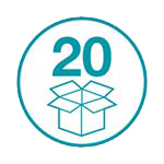 embalaje: 20 ud/caja