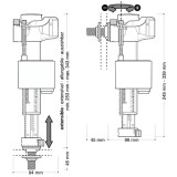grifo flotador all in one llenado temporizado entrada lateral+inferior | drena
