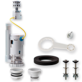 mecanismo cisterna doble pulsador a cable U1+U2 | plastisan