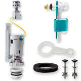 kit completo de mecanismos cisterna cerámica | drena | plastisan