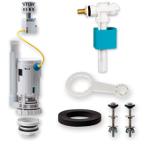 kit completo de mecanismos cisterna cerámica | drena | plastisan