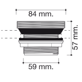 base universal mecanismo descarga | drena