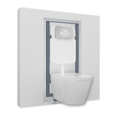 conjunto completo cisterna empotrada drena slim sin placa | drena