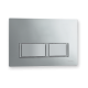 placa pulsadora slim rectangulos cromo | plastisan