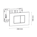 placa pulsadora drena cuadrados | plastisan