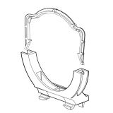 anillo sujeción codo cisterna empotrada sup | drena | plastisan