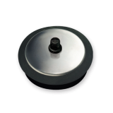 tapón 34mm con chapa inox | drena | plastisan