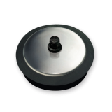 tapón 38mm con chapa inox | drena | plastisan