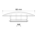 tapón 66mm válvula clic clac avant | drena