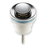 válvula clic clac con tornillo y cuerpo plástico | plastisan