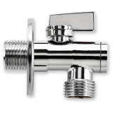 llave escuadra con filtro | drena | plastisan