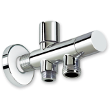 llave escuadra doble ½ | drena | plastisan