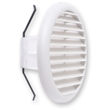 rejilla redonda con muelle y red | drena | plastisan