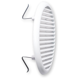 rejilla redonda con muelle y red fija | drena | plastisan